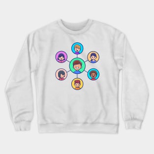 People Connection Crewneck Sweatshirt